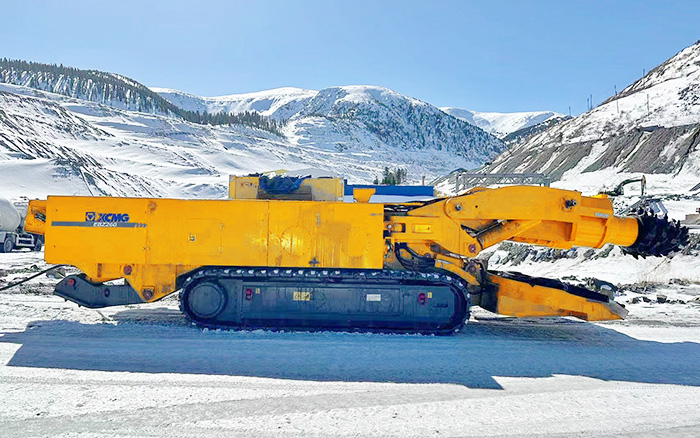 F10硬巖，徐工EBZ260單日掘進(jìn)破9米！