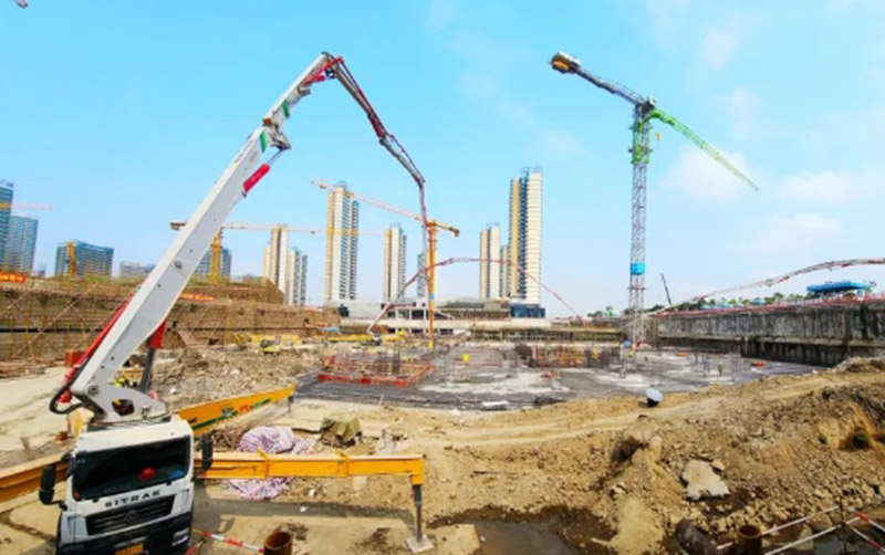 徐工泵車“團(tuán)建”珠海橫琴科學(xué)城！