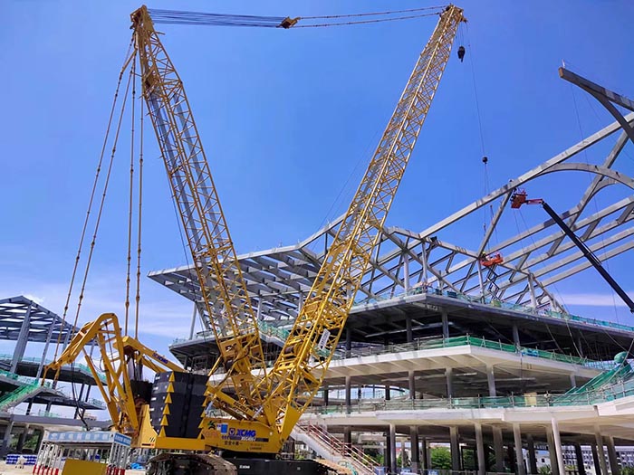 【全球之履】泉州站 XGC400-I——體育館建設(shè)大顯身手！