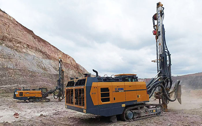 首次進(jìn)軍非洲銅礦！徐工潛孔鉆機(jī)日進(jìn)尺416m