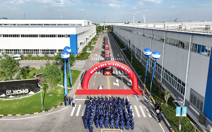 發(fā)車！100+徐工新能源電動(dòng)叉車盛大交付