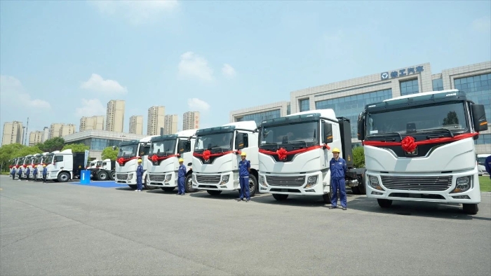 目的地：大西北！100臺(tái)徐工新能源重卡滿電啟程