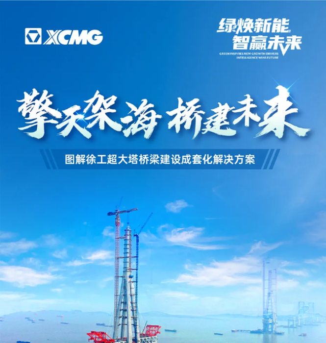 擎天架海 橋建未來 | 圖解徐工超大塔橋梁建設(shè)成套化解決方案