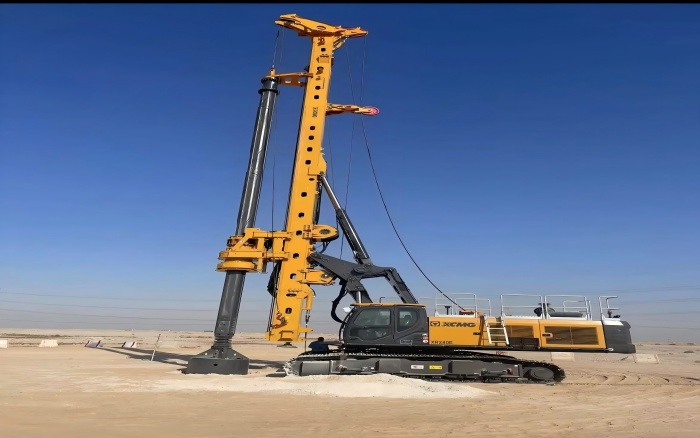 提速中東房建！徐工旋挖鉆機(jī)單日累計(jì)進(jìn)尺200m