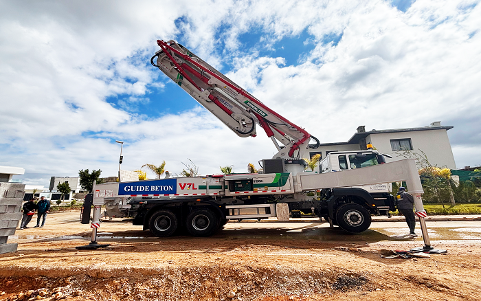 卓越性能|徐工XS43泵車助建摩洛哥！
