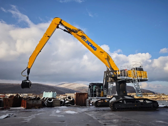 【工程特種兵】港口建設(shè)新寵兒！徐工XE850M抓料機(jī)上新！