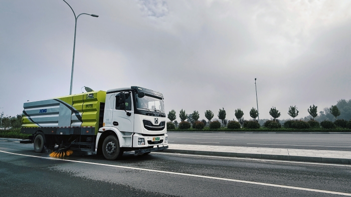 菏澤“迎賓大道”煥新進行時！來看徐工如何支招